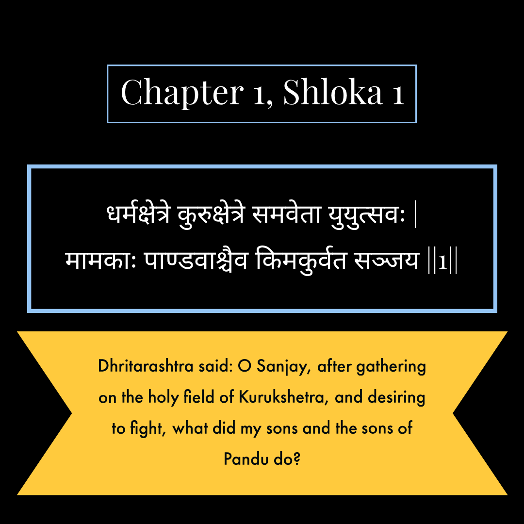 Shreemad Bhagvad Gita Chapter 1, Shloka 1-1.jpg