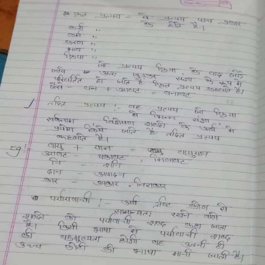 Upsarg and pratyay in hindi (First semester notes) Chapter-2 (Part-3) Makhanlal chaturvedi national University,Bhopal For BCA first Semester students-4 g.jpg