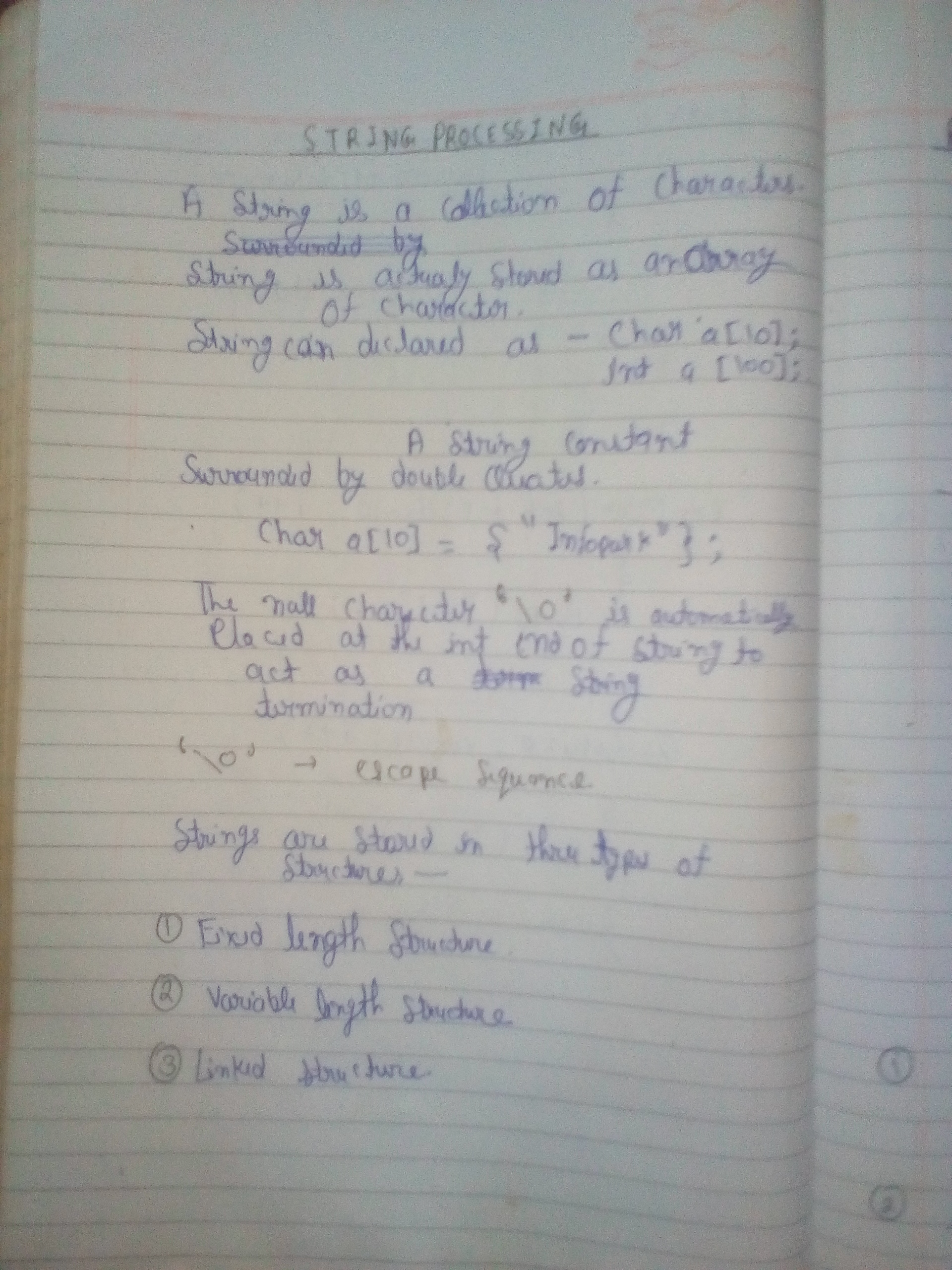 STRING PROCESSING (First semester notes) Chapter-4 (Part-3) Makhanlal chaturvedi national University,Bhopal-IMG_20190926_120621.jpg